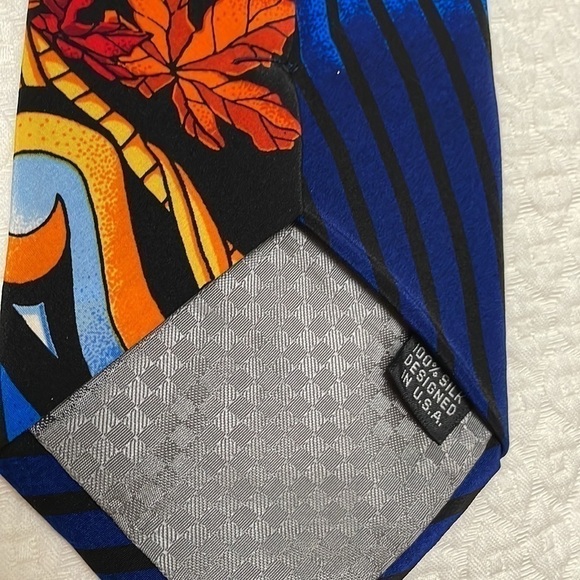 Rush Limbaugh No Boundaries Collection 100% Silk Tie—Colorful! Excellent Cond! - Picture 5 of 7